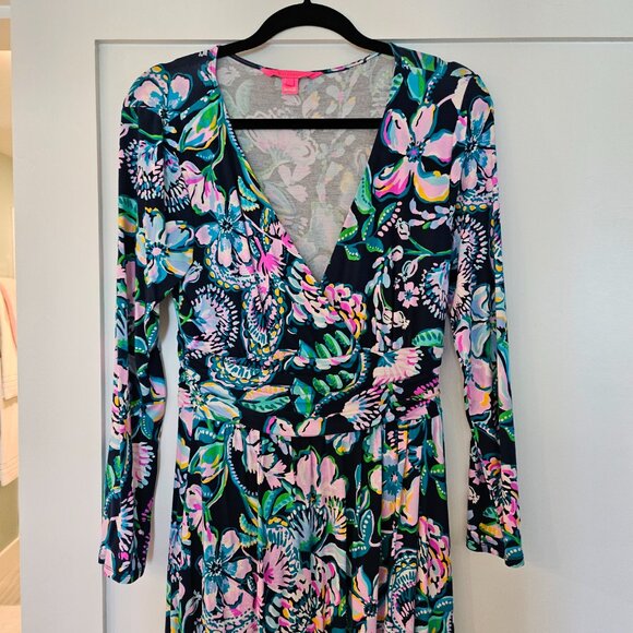 Lilly Pulitzer Montague Maxi Wrap Dress - Picture 4 of 4